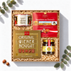 Geschenkbox Kaiserliche Momente mit Original Wiener Nougat, Heindl Spezialitäten, Mozartkugeln und Honig, Ansicht von oben
